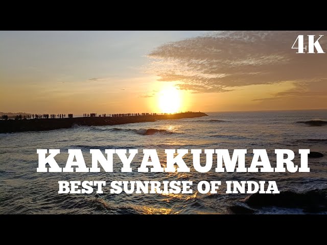 KANYAKUMARI SUNRISE FULL VIDEO IN 4K .