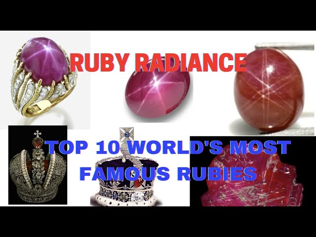 Ruby Radiance: Top 10 World's Most Famous Rubies