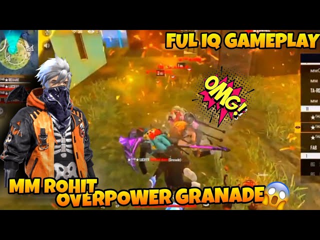 mastermind 100% IQ gameplay | overpower grenade ful squad wipe | Tournament highlights | Free Fire