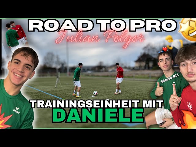 TRAININGSEINHEIT MIT DANIELE! 🤩⚽️ + Day in the Life!🏋️ ROAD TO PRO #30 | Julian Pelger