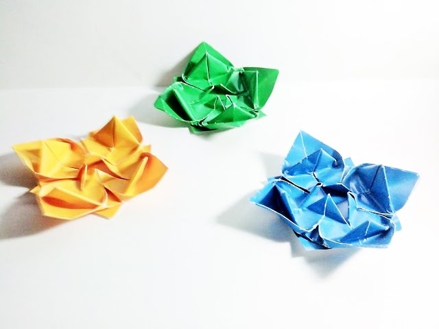 Origami Lotus Flower Easy (Step by step)