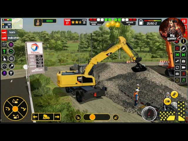 City construction game video - JCB driving video - android gameplay