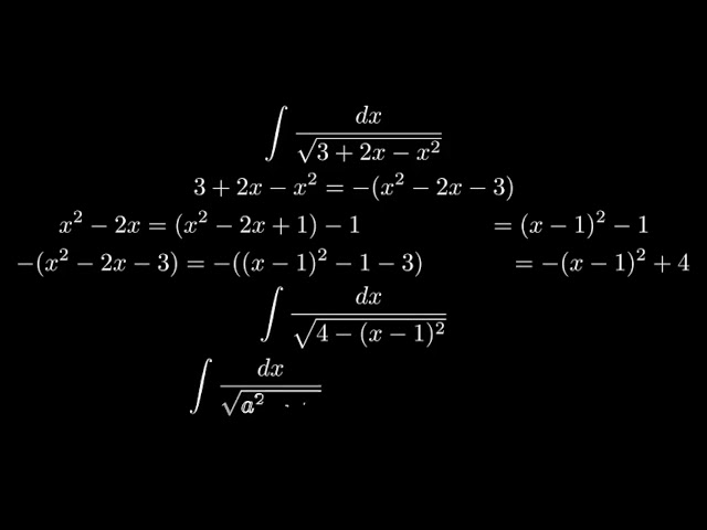 Q22. What is the integral of 1/√(3 + 2x - x²)? 🤔