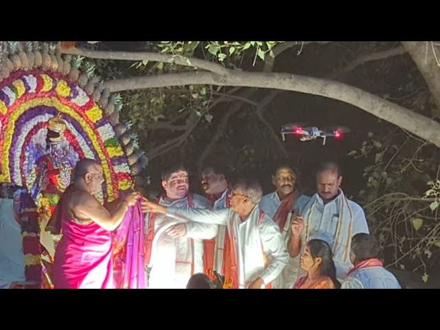 #Karimnagar brahmotsvam 2024 | Shobha Yatra | #Telangana minister performance Pooja