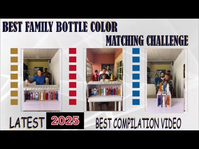 THE BEST FUN AND AMAZING FAMILY COLOR MATCHING CHALLENGE - LATEST 2025 BEST COMPILATION VIDEO