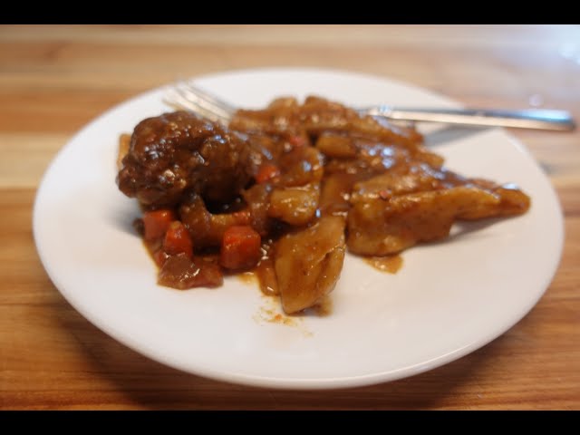 Meatballs with Rolled Egg Dumplings