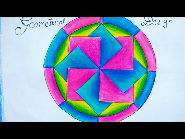 Geometrical design in circle