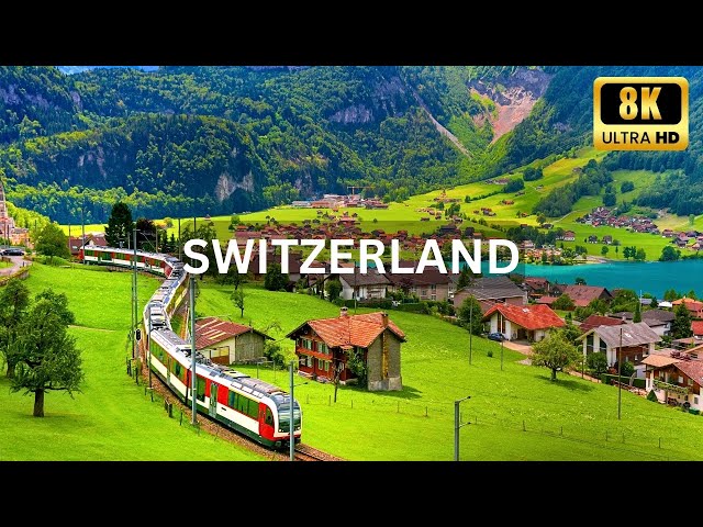 Switzerland in 8K UHD: A Visual Symphony of Serenity with Peaceful Relaxing Music