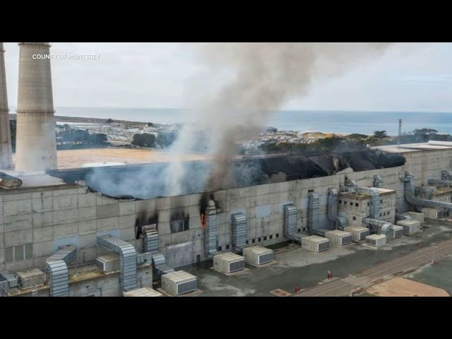 New images capture aftermath of Monterey County battery plant fire