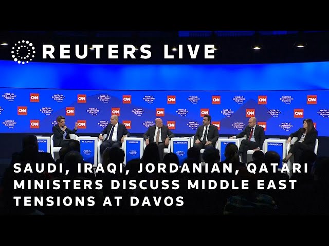 LIVE: Saudi, Iraqi, Jordanian, Qatari ministers discuss Middle East tensions at Davos