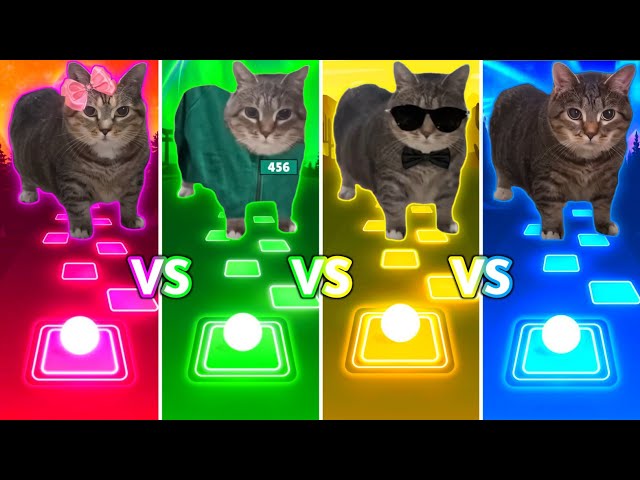 Oiiaoiia Cat - After Dark vs Mingle Game vs Gangnam Style vs Fein | Tiles Hop