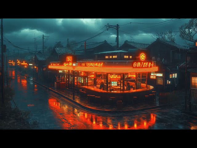 Experience 1980s & 90s Lofi Hip Hop Beats | Productive Rainy Nights | Nostalgic Japan | Lofi Music