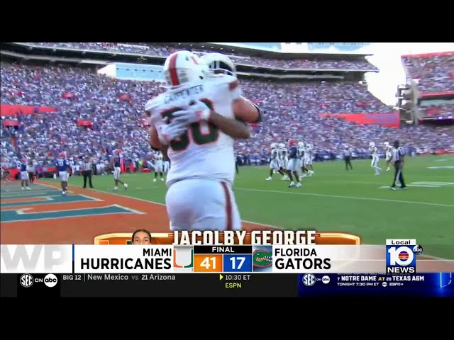 Here is how UM beat Gators at The Swamp