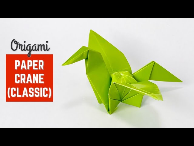 How to Make Origami Paper Crane Classic Traditional