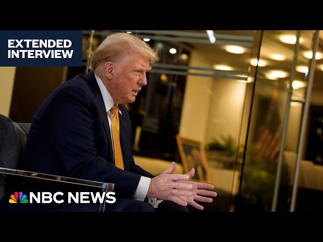 Full interview: Donald Trump details his plans for Day 1 and beyond in the White House