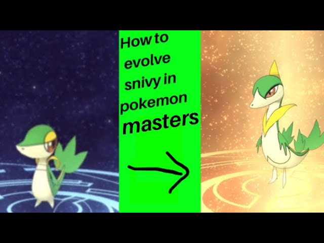 {Tutorial} How to evolve Snivy in Pokémon Masters