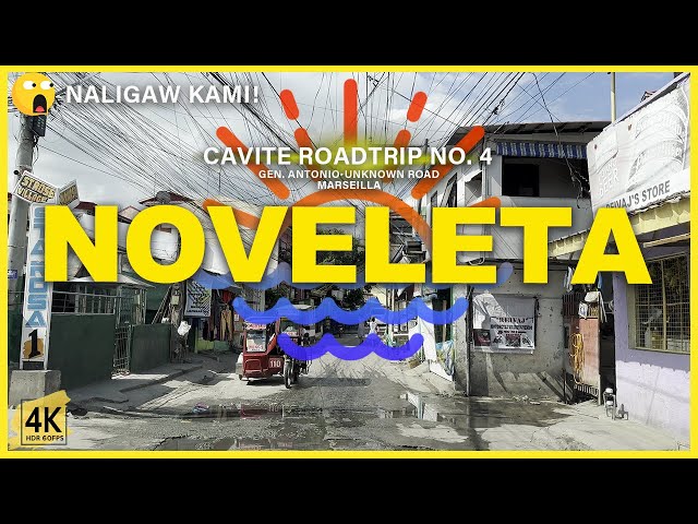 NOVELETA Cavite Road Trip No. 4 | The Smallest Municipality in Cavite | 4K HDR Driving Tour