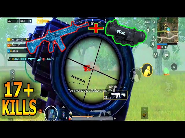 M416+ 6X Scope in single shoot !!! SHOOTOUT BD