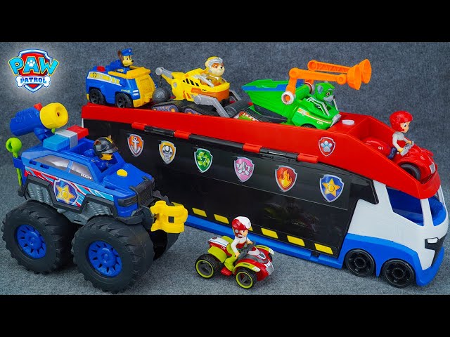 Paw Patrol toys unboxing ASMR | Mighty Movie | PAW Patroller Rescue & Transport Vehicle