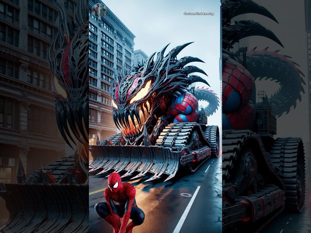 Superheroes But Bulldozer - All acharacters #shorts #marvel #spiderman