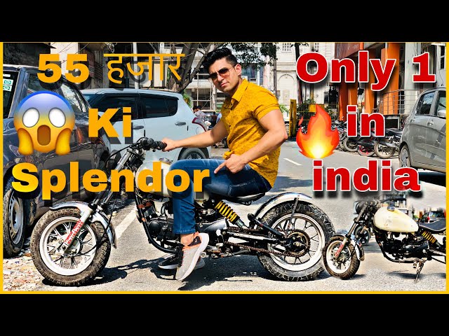 Best Splendor Modification || Only 1 in india😱|| Modified Splendor