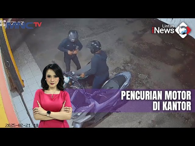 Pencurian Motor Trail Terekam CCTV! di Kab. Tangerang, Banten | LIS | 25/02