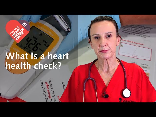 What's involved in a heart health check? | Victor Chang Cardiac Research Institute