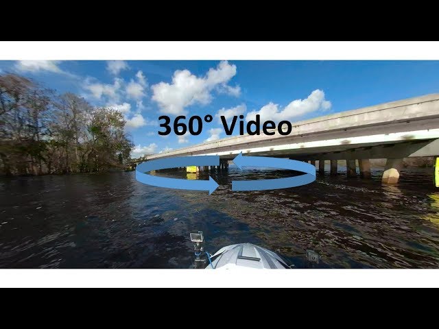 360 degree Video - Jet Ski Polar Bear Ride, 1/1/19, Withlacoochee River GoPro Fusion