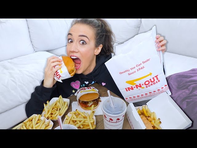 PREGNANCY IN-N-OUT MUKBANG!