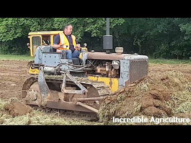 1961 Caterpillar D4c 5.7 Litre 6-Cyl Diesel Crawler Tractor (65 HP) at Sibbertoft Muck Shifting 2024