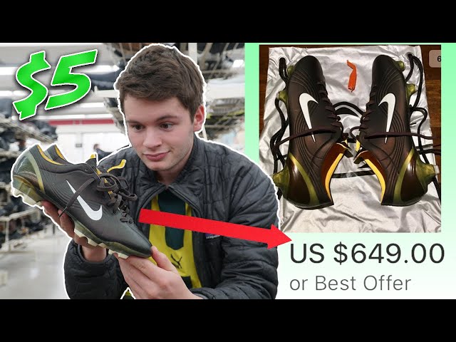 I found $600 soccer cleats for $5... MY BEST DEAL EVER | Football boot hunting