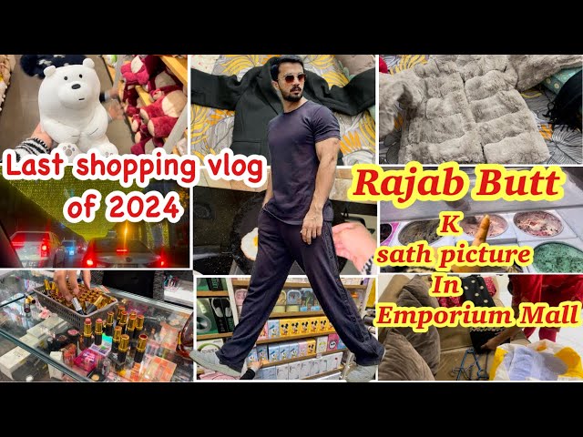 Last shopping vlog of 2024🛍️|@rajabbutt94 k sath picture📸|Gifts for my niece from Lama🥳🎉