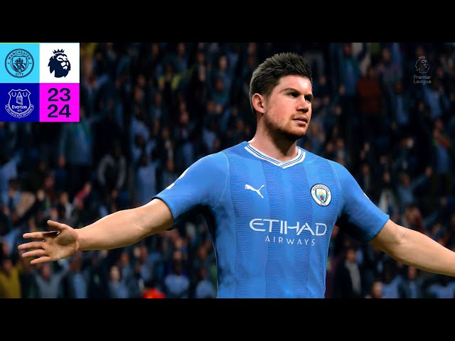 EA SPORTS FC 24_ Manchester City Vs. Everton - English Premier League 23/24 Full Match | PS5™ [4K60]