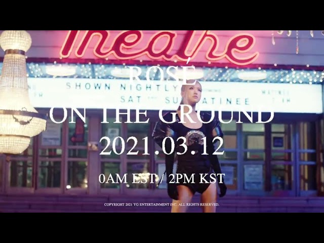 ROSÉ - 'On The Ground' M/V TEASER #2 (360° video)