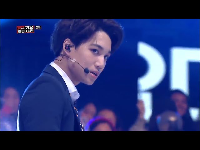 (ENGsub)[가요대제전] EXO - Wolf + Growl, 엑소 - 늑대와 미녀 + 으르렁, KMF 20131231