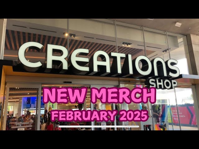 Creations Shop EPCOT Newest Merch Shopping Vlog & Walkthrough 4k| Walt Disney World  February 2025