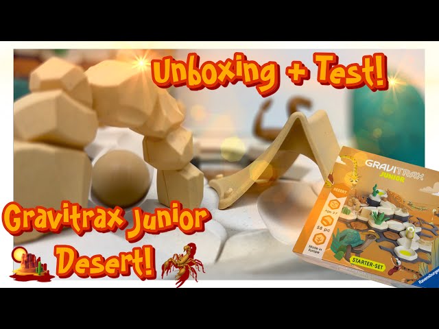 Gravitrax Junior: Starter-set Desert! Unboxing, test and verdict!