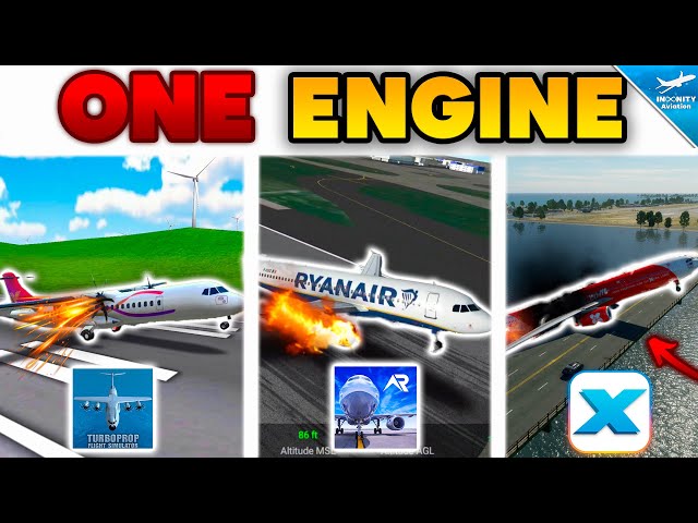 Is ONE ENGINE Enough To FLY? - TFS, RFS, Infinite Flight | Microsoft FS, X-Plane 12