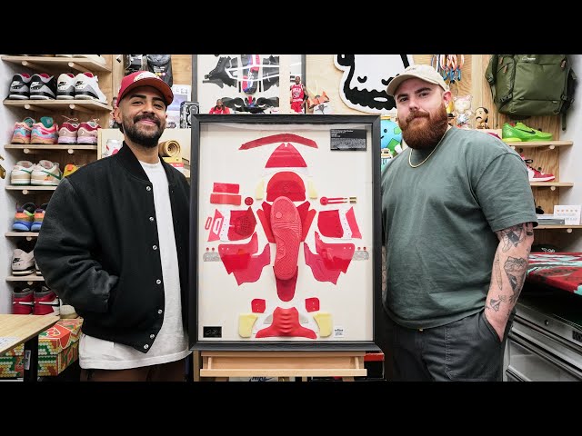 This Artist DESTROYS $20,000 Sneakers To Make Something AMAZING!