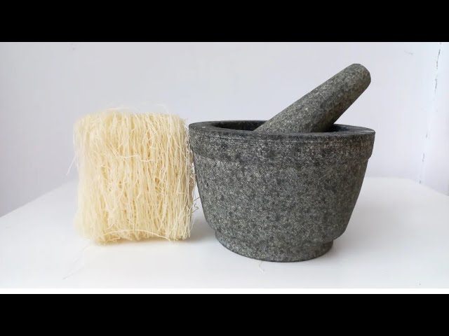 RICE NOODLES | PESTLE & CRUSHING | #ASMR