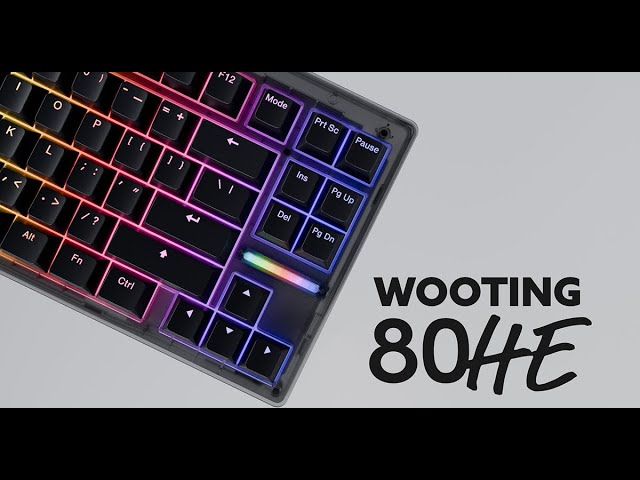 Wooting 80HE Ghost 😍😍 First in INDIA Unboxing!!