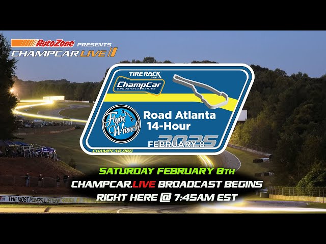 TireRack.com ChampCar Endurance Series® 2025 Season Opener at Michelin Raceway Road Atlanta!