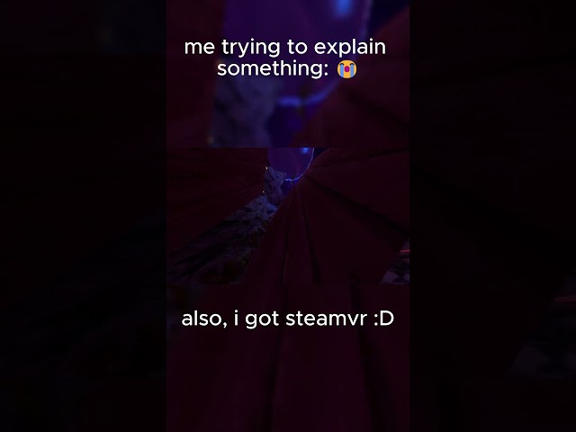 POV: me trying to explain something 😭 (i got steamvr! :D) #gorillatag