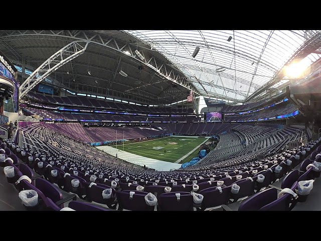 360 Video: Inside the Super Bowl LII stadium