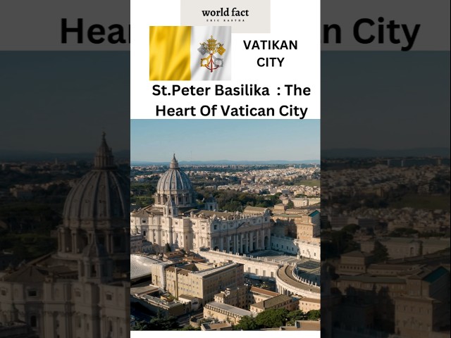 St.Peter Basilika : The Heart Of Vatican City.#interestingfact #worldfact #vatican