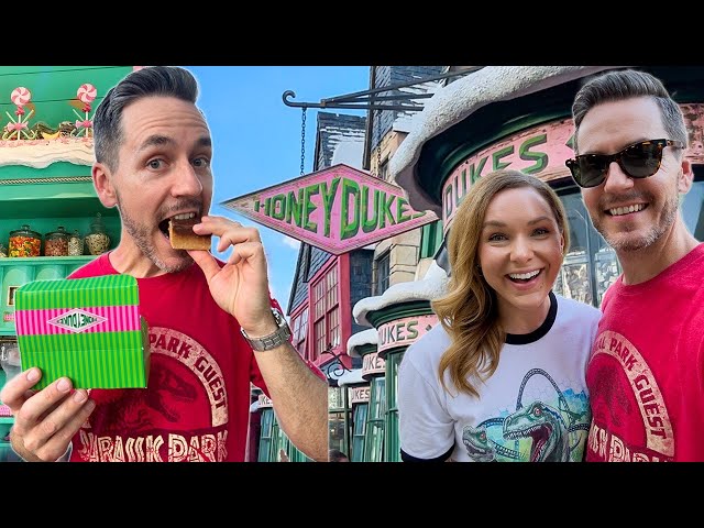 Trying Butterbeer Fudge at Honeydukes + More Fun at Universal's Islands of Adventure!