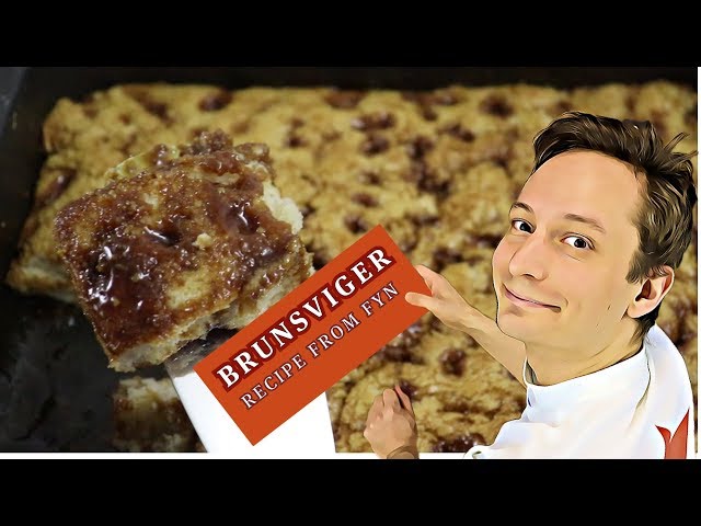 World's best Brunsviger | Recipe from Fyn | traditional Danish cake