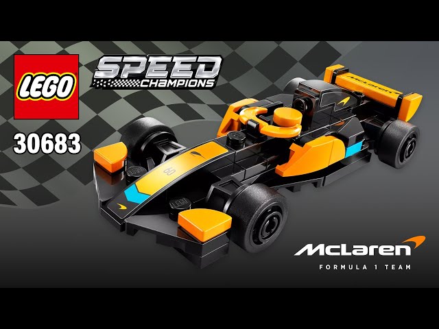 LEGO Speed Champions McLaren Formula 1 Car (30683)[58 pcs] Step-by-Step Building Instructions | TBB