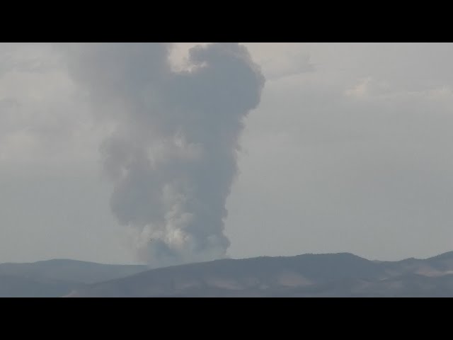 Wilmington Bush fire, Mount Remarkable National Park South Australia.