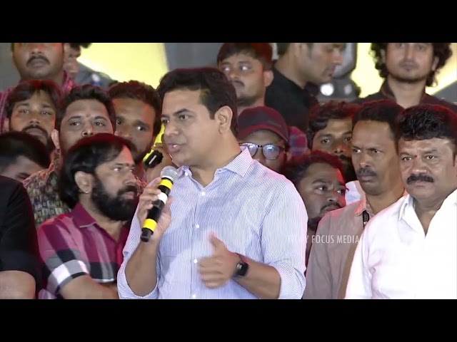 KTR Speech at Bheemla Nayak Pre Release Event l Filmy Focus Media